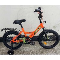 Велосипед 16" дюймів 2-х колісний "CORSO" MAXIS CL-16177 ручне гальмо, дзвіночок, сидіння з ручкою, додаткові колеса, ЗІБРАНИЙ НА 75