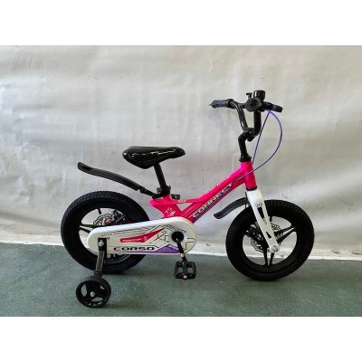 Дитячий двоколісні велосипед 14 дюймів CORSO «CONNECT» MG-14507 МАГНІЄВА РАМА