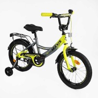 Велосипед 18" дюймів 2-х колісний "CORSO" MAXIS CL-18922 ручне гальмо, дзвіночок, додаткові колеса, ЗІБРАНИЙ НА 75