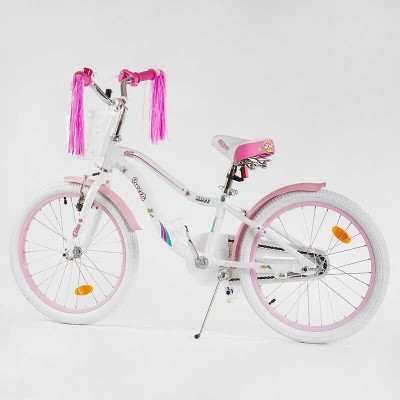 Дитячий велосипед 20 дюймів CORSO Sweety SW-20450 / 204507 БЛАКИТНИЙ, алюмінієва рама 11’’ в магазині autoplus, з доставкою по Україні, краща ціна