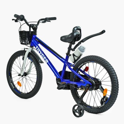 Велосипед 2-х колісний 20" "CORSO" TG-62355 "TAYGER" алюмінієва рама, ручне гальмо, дод. колеса, дзвоник, бутилочка, зібран на 85 в магазині autoplus, з доставкою по Україні, краща ціна