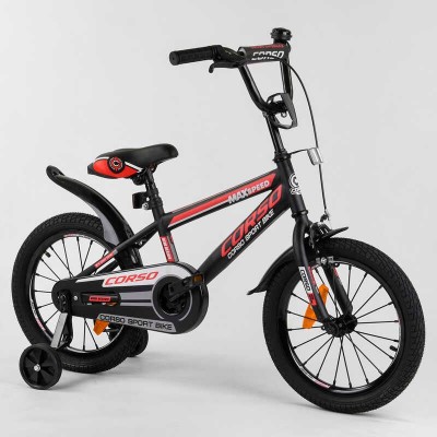 Дитячий велосипед 16 дюймів CORSO ST-16700 сталева рама