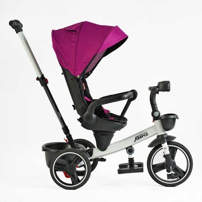 Велосипед 9155 / 365-18 BestTrike "Marco" поворотне сидіння, складне кермо, колеса з прогумованим PU, кошик, телескопічна ручка, фара музична в магазині autoplus, з доставкою по Україні, краща ціна