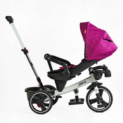 Велосипед 9155 / 365-18 BestTrike "Marco" поворотне сидіння, складне кермо, колеса з прогумованим PU, кошик, телескопічна ручка, фара музична в магазині autoplus, з доставкою по Україні, краща ціна
