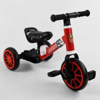 Велосипед 3-х колісний 36617 Best Trike , 2в1, велобіг, металева рама, піно колесо EVA, переднє d = 21см, заднє d = 17см