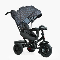 Велосипед 3-х кол. 8066 / 107-10 BestTrike "Perfetto" поворотне сидіння, колеса гумові надувні, кошик, фара музична, U