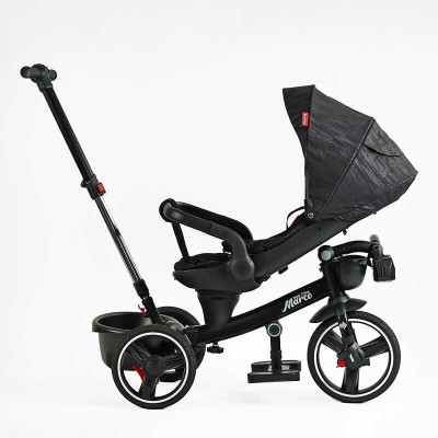 Велосипед 9155 / 365-12 BestTrike "Marco" поворотне сидіння, складне кермо, колеса з прогумованим PU, кошик, телескопічна ручка, фара музична в магазині autoplus, з доставкою по Україні, краща ціна