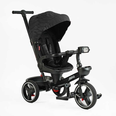 Велосипед 9155 / 365-12 BestTrike "Marco" поворотне сидіння, складне кермо, колеса з прогумованим PU, кошик, телескопічна ручка, фара музична