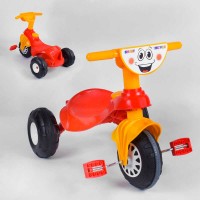 Дитячий велосипед Pilsan My Pet 07-132 КРАСНО-ЖОВТИЙ, з клаксоном