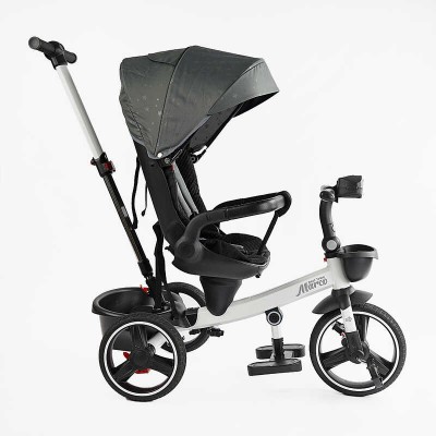 Велосипед 9155 / 603-85 BestTrike "Marco" поворотне сидіння, складне кермо, колеса з прогумованим PU, кошик, телескопічна ручка, фара музична в магазині autoplus, з доставкою по Україні, краща ціна