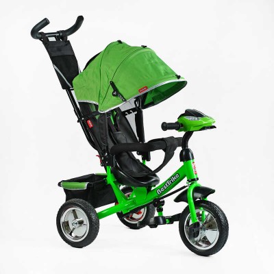 Велосипед 3-х колісний 6588 / 68-945 Best Trike КОЛЕСО ПІНА, d=25см переднє, d=20см задні, фара музична, USB, Bluetooth