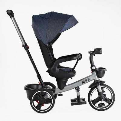 Велосипед 9155 / 303-19 BestTrike "Marco" поворотне сидіння, складне кермо, колеса з прогумованим PU, кошик, телескопічна ручка, фара музична в магазині autoplus, з доставкою по Україні, краща ціна