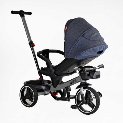 Велосипед 9155 / 303-19 BestTrike "Marco" поворотне сидіння, складне кермо, колеса з прогумованим PU, кошик, телескопічна ручка, фара музична в магазині autoplus, з доставкою по Україні, краща ціна