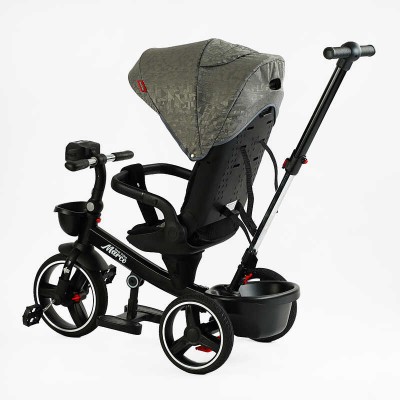 Велосипед 9155 / 318-82 BestTrike "Marco" поворотне сидіння, складне кермо, колеса з прогумованим PU, кошик, телескопічна ручка, фара музична в магазині autoplus, з доставкою по Україні, краща ціна