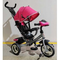 Велосипед 3-х колісний 69-732 Best Trike (1) КОЛЕСО ПІНА, d=25см переднє, d=20см задні, фара музична, USB, Bluetooth