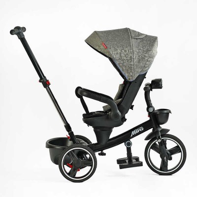 Велосипед 9155 / 318-82 BestTrike "Marco" поворотне сидіння, складне кермо, колеса з прогумованим PU, кошик, телескопічна ручка, фара музична в магазині autoplus, з доставкою по Україні, краща ціна