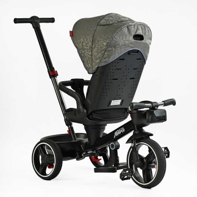 Велосипед 9155 / 318-82 BestTrike "Marco" поворотне сидіння, складне кермо, колеса з прогумованим PU, кошик, телескопічна ручка, фара музична в магазині autoplus, з доставкою по Україні, краща ціна