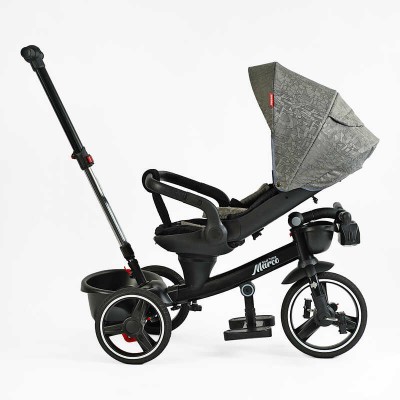 Велосипед 9155 / 318-82 BestTrike "Marco" поворотне сидіння, складне кермо, колеса з прогумованим PU, кошик, телескопічна ручка, фара музична в магазині autoplus, з доставкою по Україні, краща ціна