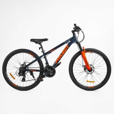 Велосипед Спортивний Corso 26" дюймів «Project» R-26325 (1) рама алюмінієва 13’’, обладнання Saiguan 21 швидкість, зібран на 75