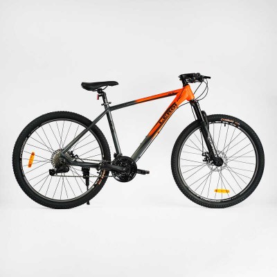 Велосипед Спортивний Corso Leroi 27.5 LR-27899 рама алюмінієва 19``, обладнання L-TWOO 27 швидкостей, вилка MOMA, зібраний на 75