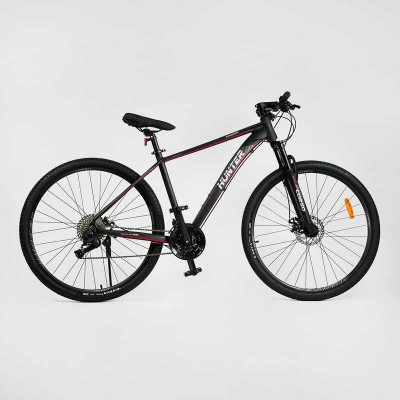 Велосипед Спортивний Corso Hunter 29 HT-29258 рама алюмінієва 19 , обладнання L-TWOO-A5, 27 швидкості, зібраний на 75
