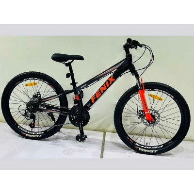 Велосипед Спортивний Corso 24" дюйми «Fenix» FX-24650 (1) рама алюмінієва 11’’, обладнання Saiguan 21 швидкість, зібран на 75