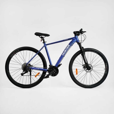 Велосипед Спортивний Corso Hunter 29 HT- 29705 рама алюмінієва 21 , обладнання L-TWOO-A5, 27 швидкостей, зібраний на 75