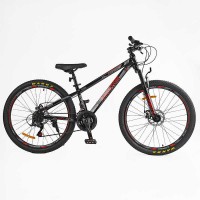 Велосипед Спортивний Corso 26" дюймів «PHANTOM» PH-26008 рама сталева 13’’, обладнання SunRun 21 швидкість, зібран на 75