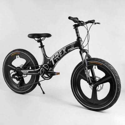 Дитячий спортивний велосипед 20 '' CORSO «T-REX» TR-66205 магнієва рама, обладнання MicroShift, 7 швидкостей, зібраний на 75 в магазині autoplus, з доставкою по Україні, краща ціна