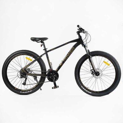 Велосипед Спортивний Corso «X-POWER» 27.5" дюймів PW-20097 рама алюмінієва 17``, обладнання Shimano Altus 24 швидкості, вилка ZOOM, зібран на 75