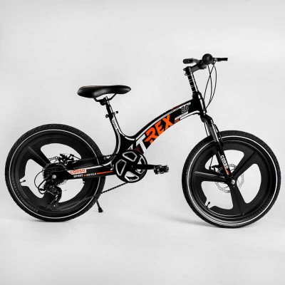 Дитячий спортивний велосипед 20 '' CORSO «T-REX» TR-77006 магнієва рама, обладнання MicroShift, 7 швидкостей, зібраний на 75
