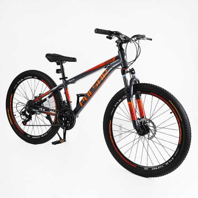 Велосипед Спортивний Corso «PULSAR» 26" дюймів PL-26318 рама алюмінієва 13’’, обладнання Shimano 21 швидкість, зібран на 75 в магазині autoplus, з доставкою по Україні, краща ціна
