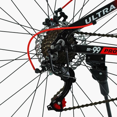 Велосипед Спортивний Corso «ULTRA» 26" дюймів UL-26326 рама алюмінієва 13’’, обладнання Shimano 21 швидкість, зібраний на 75 в магазині autoplus, з доставкою по Україні, краща ціна