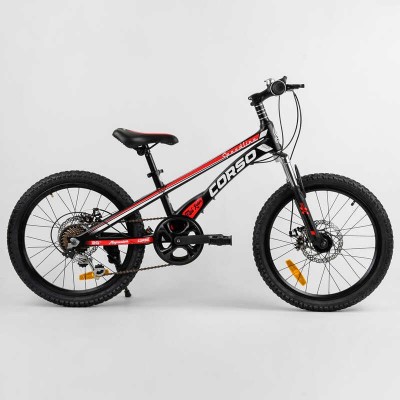 Дитячий спортивний велосипед 20'' CORSO Speedline MG-29535 магнієва рама, Shimano Revoshift 7 швидкостей, зібраний на 75.