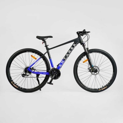 Велосипед Спортивний Corso Antares 29 AR-29103 рама алюмінієва 19 , обладнання Shimano Altus, вилка Suntour, 24 швидкості, зібраний на 75