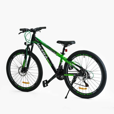 Велосипед Спортивний Corso «ULTRA» 26" дюймів UL-26654 рама алюмінієва 13’’, обладнання Shimano 21 швидкість, зібраний на 75 в магазині autoplus, з доставкою по Україні, краща ціна