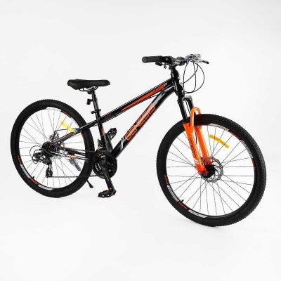 Велосипед Спортивний Corso 26" дюймів «Genesis» T-26050 рама сталева 13’’, обладнання Saiguan 21 швидкість, зібран на 75 в магазині autoplus, з доставкою по Україні, краща ціна