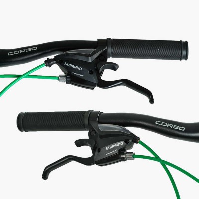 Велосипед Спортивний Corso «ULTRA» 26" дюймів UL-26654 рама алюмінієва 13’’, обладнання Shimano 21 швидкість, зібраний на 75 в магазині autoplus, з доставкою по Україні, краща ціна