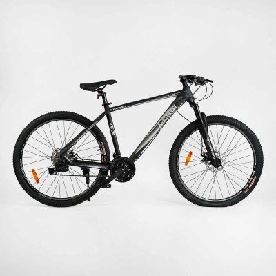 Велосипед Спортивний Corso Leroi 27.5 LR-27488 рама алюмінієва 19``, обладнання L-TWOO 27 швидкостей, вилка MOMA, зібраний на 75