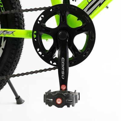 Дитячий спортивний велосипед 20’’ Corso «CRANK» CR-20630 сталева рама, обладнання LTWOO-A2, 7 швидкостей, зібран на 75 в магазині autoplus, з доставкою по Україні, краща ціна