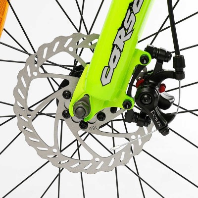 Дитячий спортивний велосипед 20’’ Corso «CRANK» CR-20630 сталева рама, обладнання LTWOO-A2, 7 швидкостей, зібран на 75 в магазині autoplus, з доставкою по Україні, краща ціна