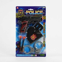 Поліцейський набір 2323-8 (168/2) пістолет, наручники, патрони, кобура