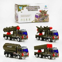 Військова техніка ТК 66100 WToys , ОЗВУЧУВАННЯ УКРАЇНСЬКОЮ МОВОЮ, колесо вільного ходу, пісня, підсвічування, рухома ракета
