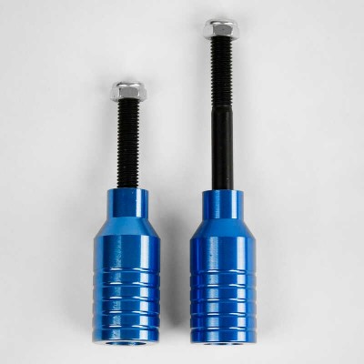 Пеги для трюкового самоката FD - 3077 (200/100) ЦІНА ЗА 2 ШТУКИ В ПАКЕТІ, колір синій, анодоване фарбування, матеріал алюміній, довжина - 5.5см