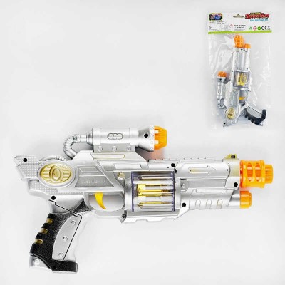 Дитячий іграшковий пістолетік АК 585-3 (144) звук, світло, на батарейках