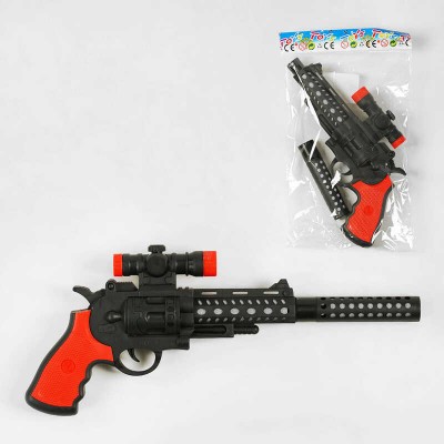 Дитячий іграшковий пістолетік BL 118 (180/2) звук, підсвічування, глушник, оптичний приціл, у пакеті в магазині autoplus, з доставкою по Україні, краща ціна