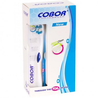 Зубні щітки " Cobor New soft" з гумовим рівнем пучків щетини E-801 у магазині autoplus, з доставкою по Україні, краща ціна